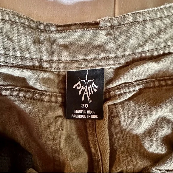 Prana Cargo Pants, Size 30, Tan Color, 2 Thigh Pockets - Picture 6 of 9